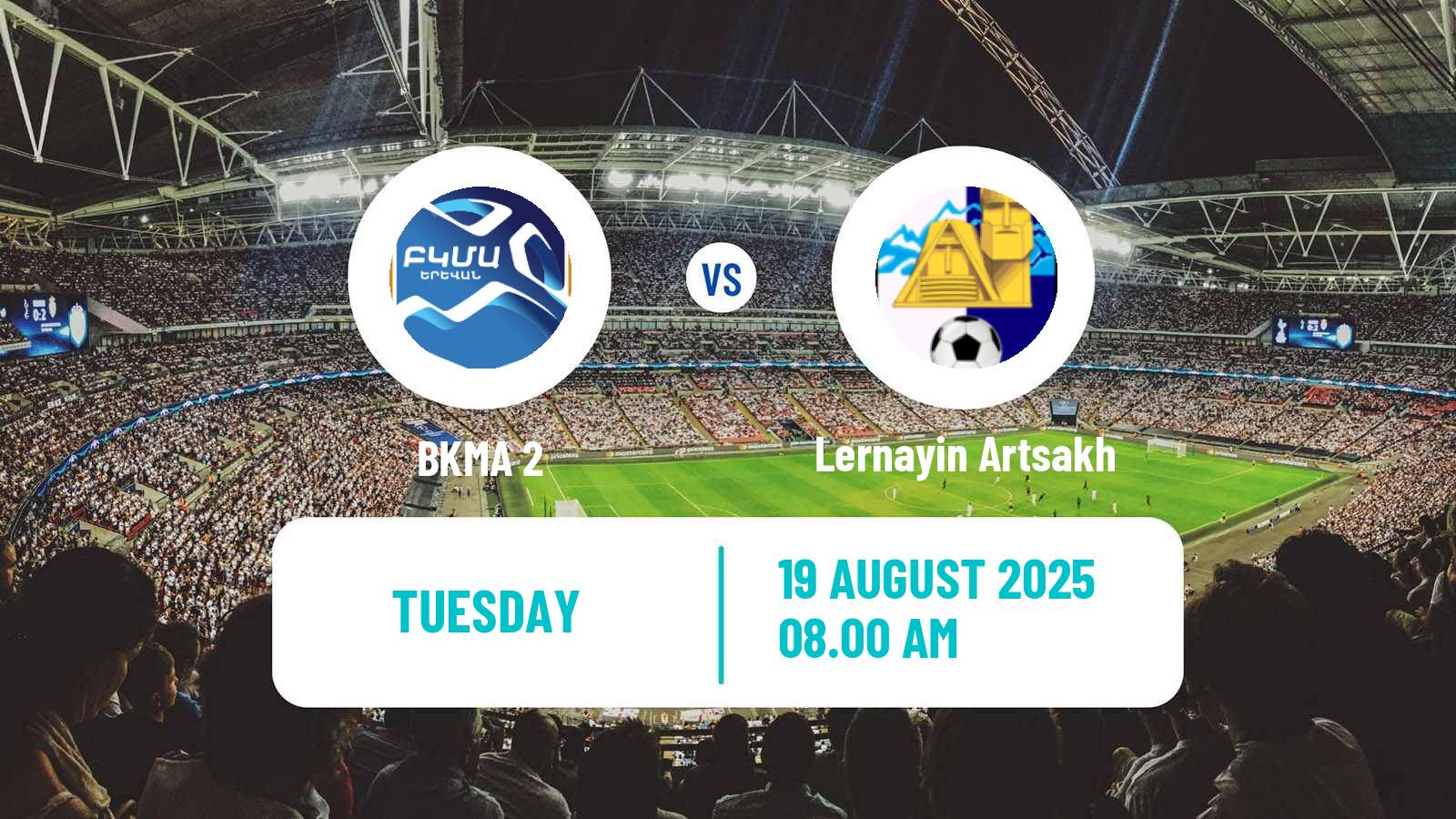 Soccer Armenian First League BKMA 2 - Lernayin Artsakh