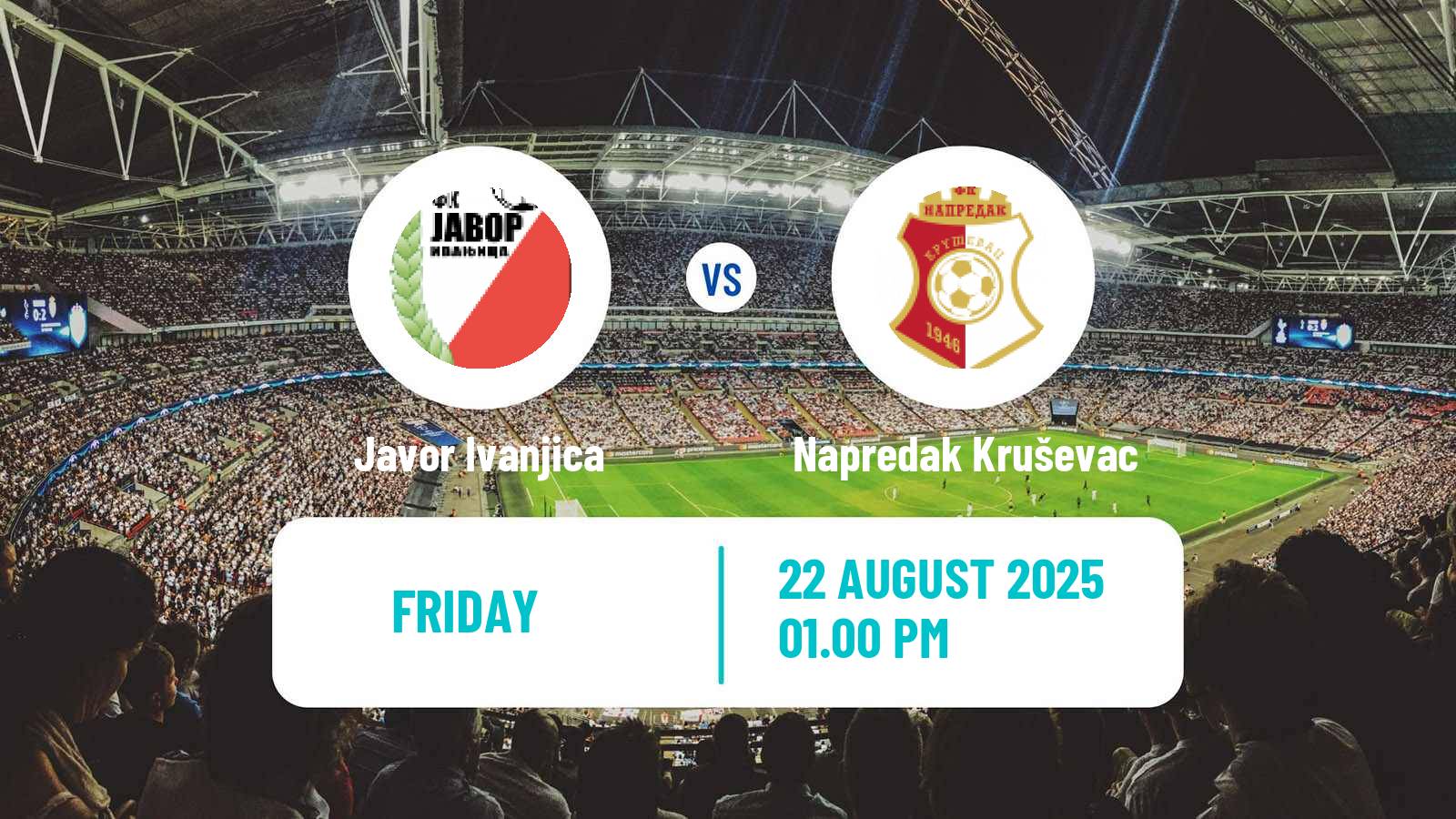 Soccer Serbian Superliga Javor Ivanjica - Napredak Kruševac