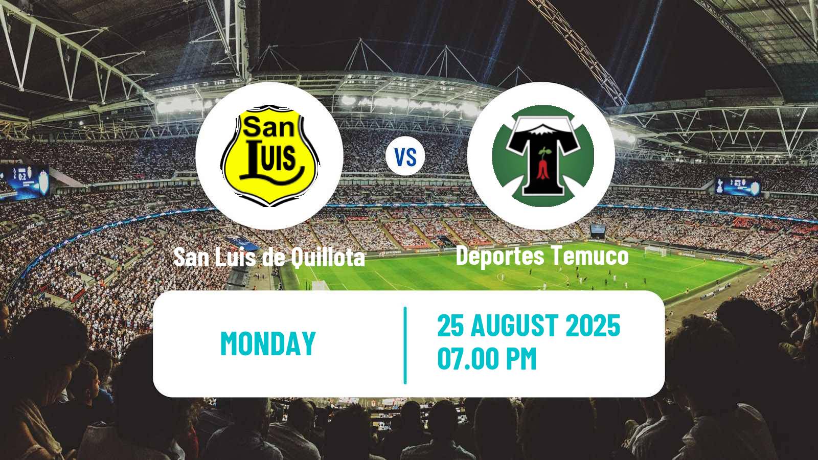 Soccer Chilean Primera B San Luis de Quillota - Deportes Temuco