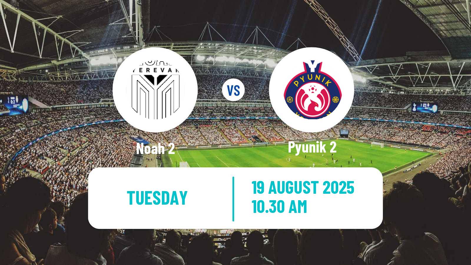 Soccer Armenian First League Noah 2 - Pyunik 2