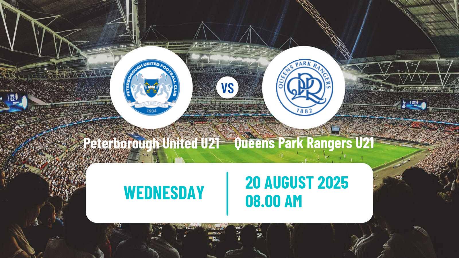 Soccer English Professional Development League Peterborough United U21 - Queens Park Rangers U21