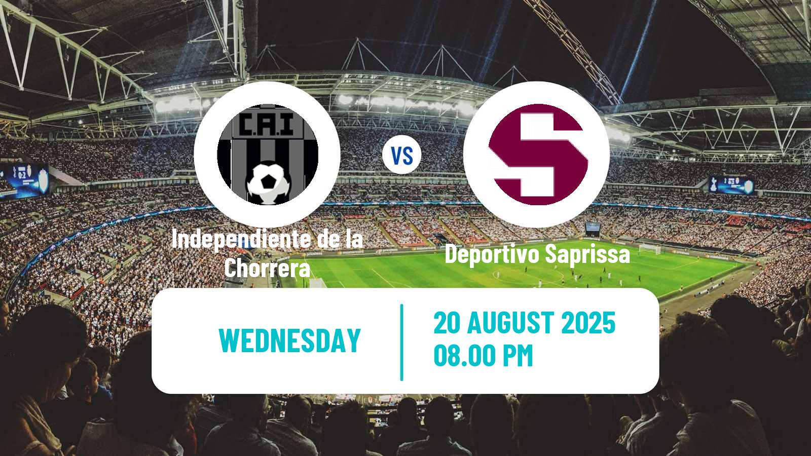 Soccer CONCACAF Central American Cup Independiente de la Chorrera - Deportivo Saprissa