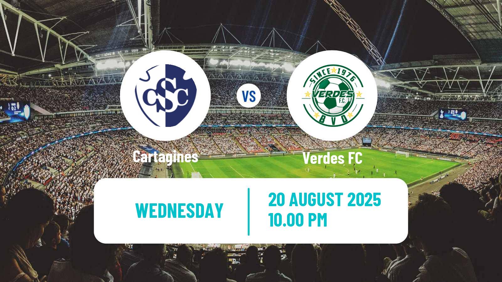 Soccer CONCACAF Central American Cup Cartagines - Verdes