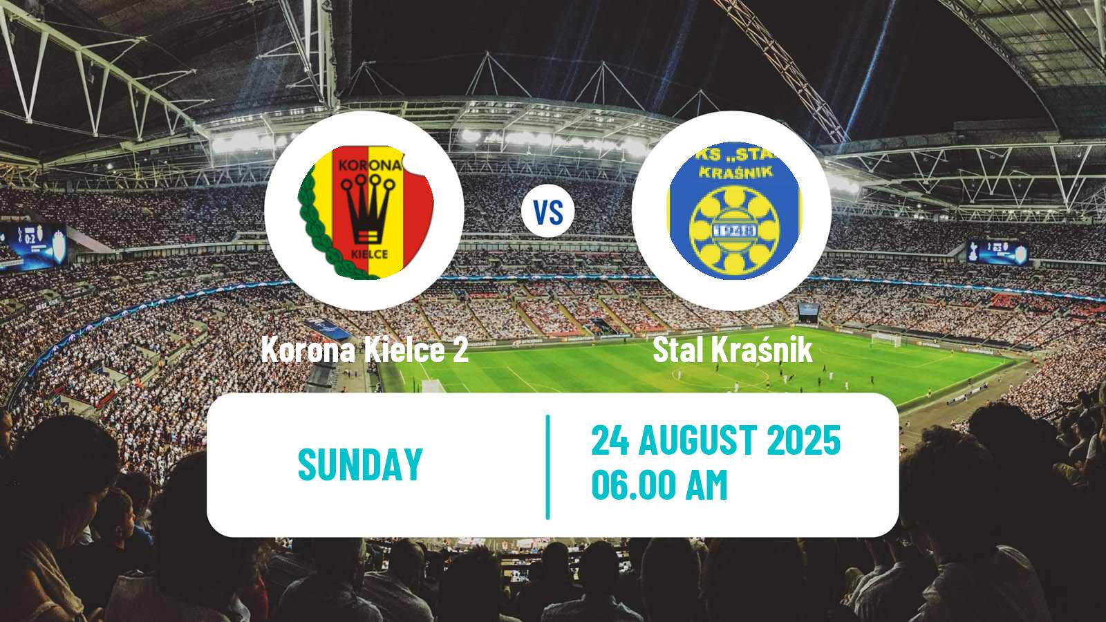 Soccer Polish Division 3 - Group IV Korona Kielce 2 - Stal Kraśnik
