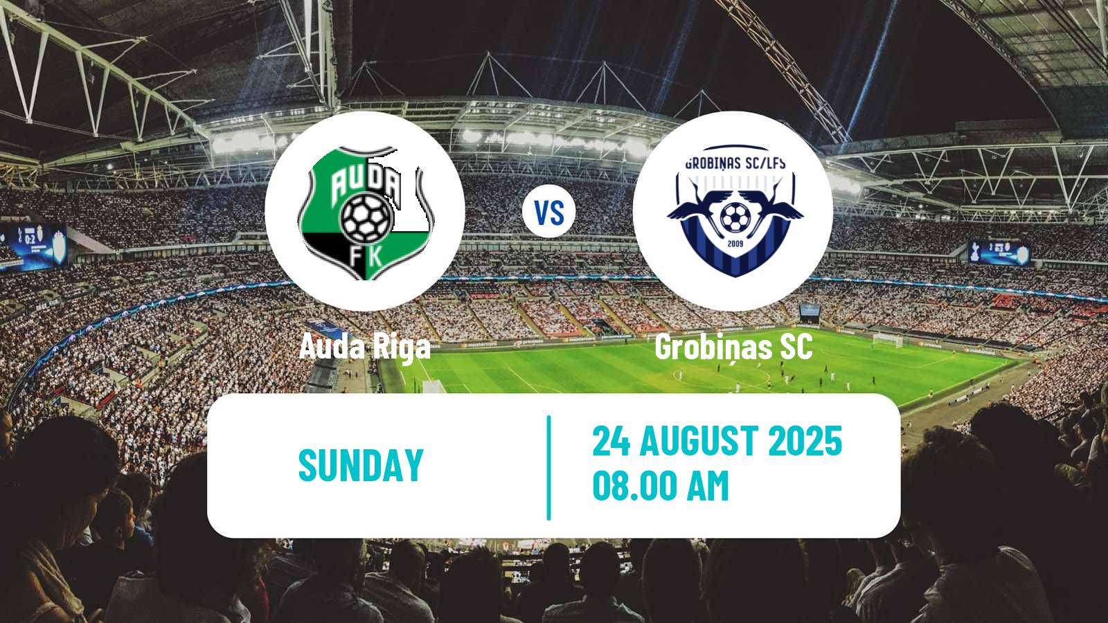 Soccer Latvian Virsliga Auda Riga - Grobiņa