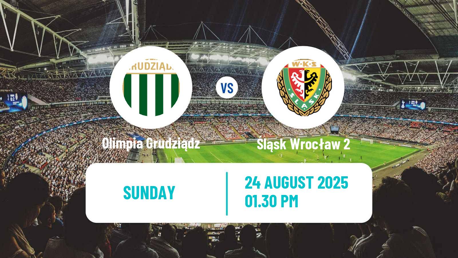 Soccer Polish Division 2 Olimpia Grudziądz - Śląsk Wrocław 2