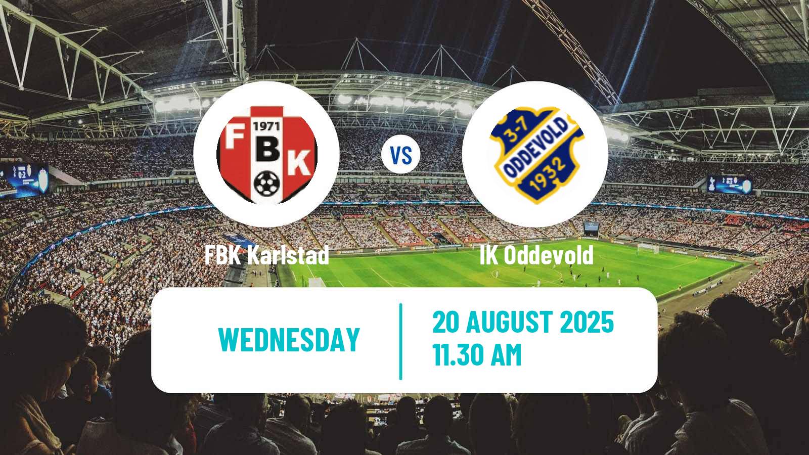 Soccer Svenska Cupen FBK Karlstad - Oddevold