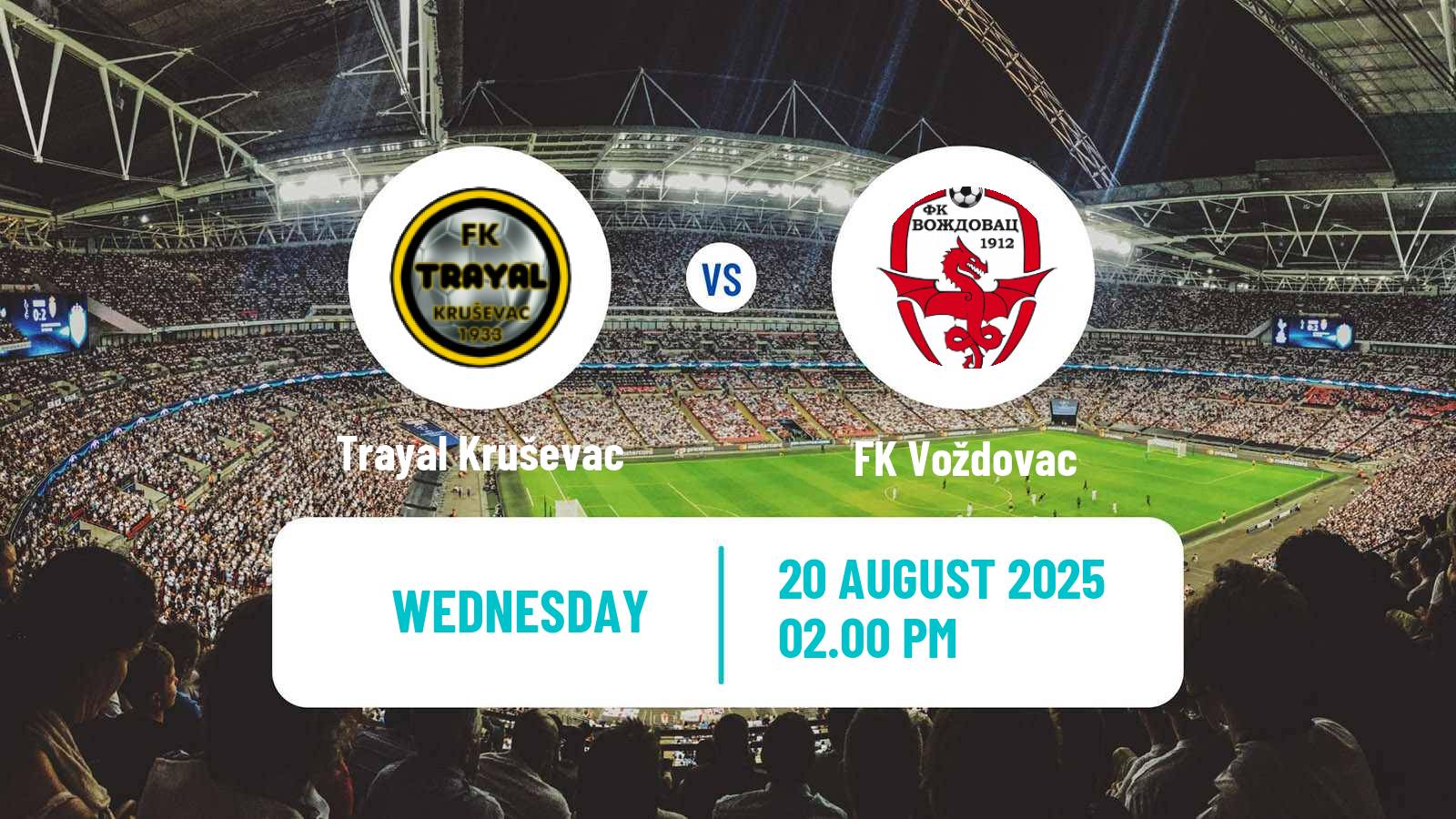 Soccer Serbian Prva Liga Trayal Kruševac - Voždovac