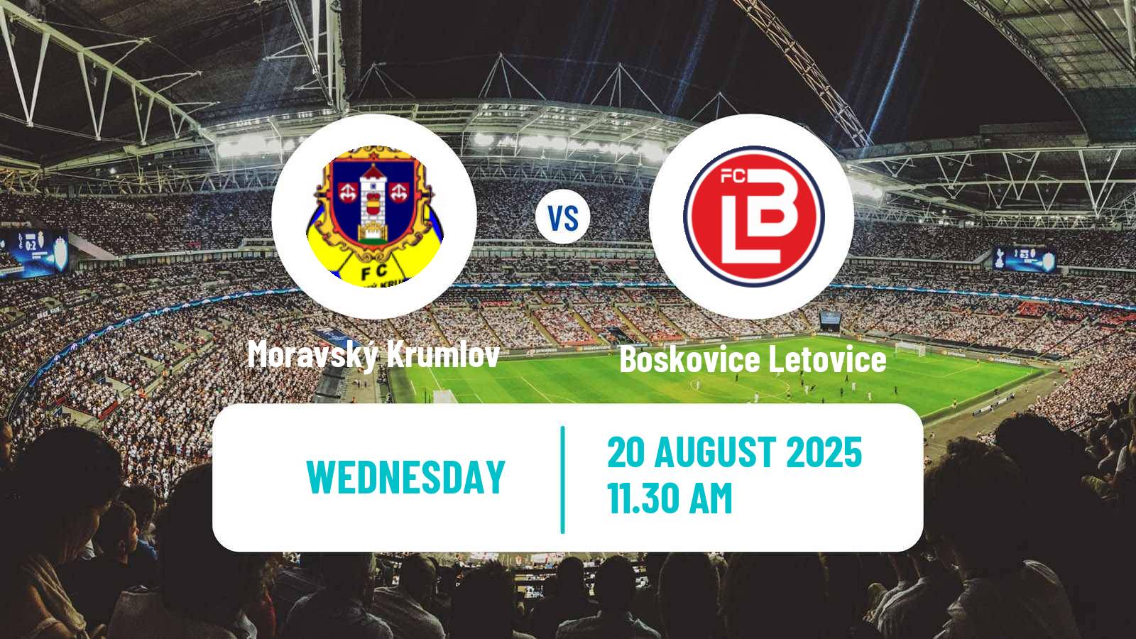 Soccer Czech Jihomoravsky KP Moravský Krumlov - Boskovice Letovice