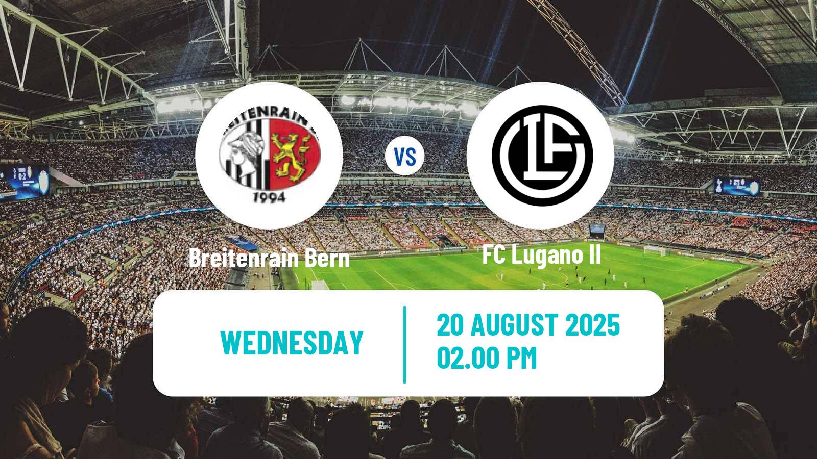 Soccer Swiss Promotion League Breitenrain Bern - Lugano II