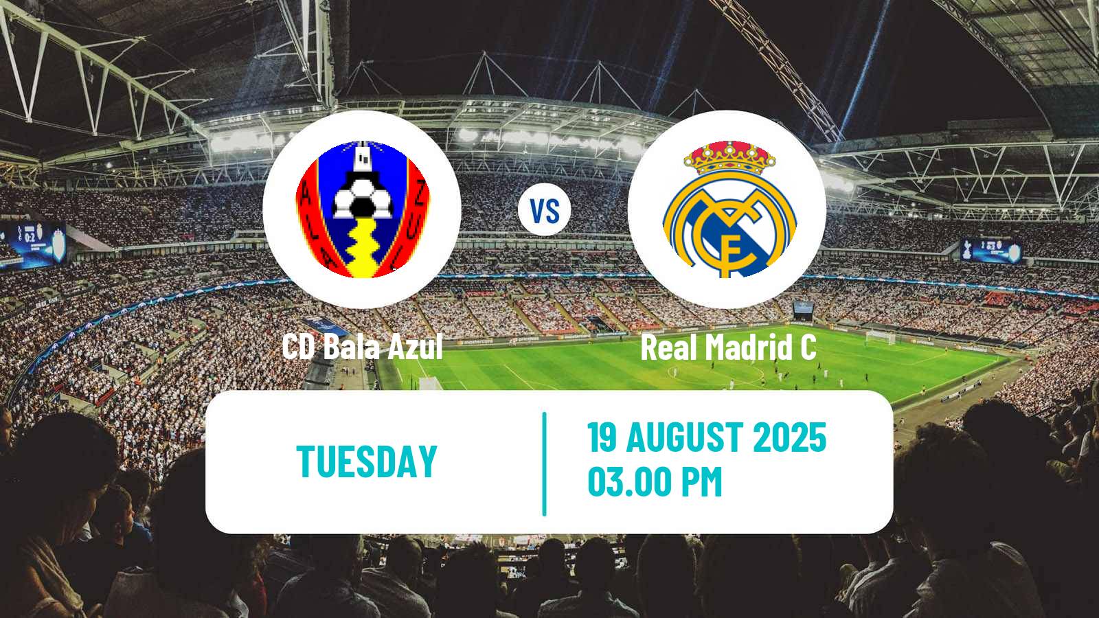 Soccer Club Friendly Bala Azul - Real Madrid C