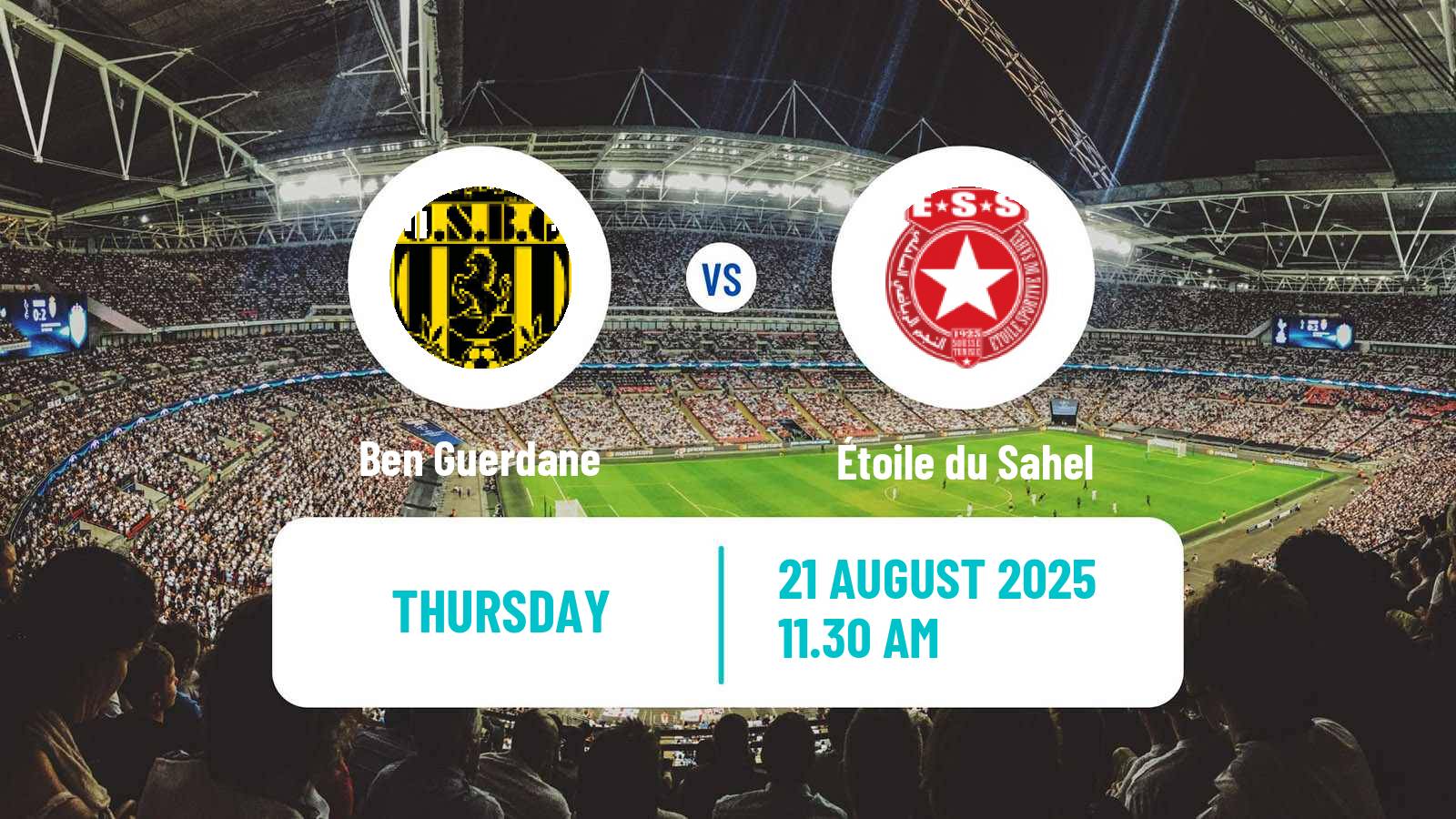 Soccer Tunisian Ligue Professionnelle 1 Ben Guerdane - Étoile du Sahel