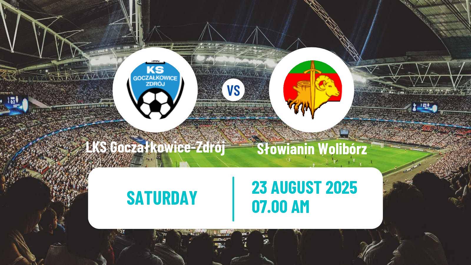 Soccer Polish Division 3 - Group III LKS Goczałkowice-Zdrój - Słowianin Wolibórz