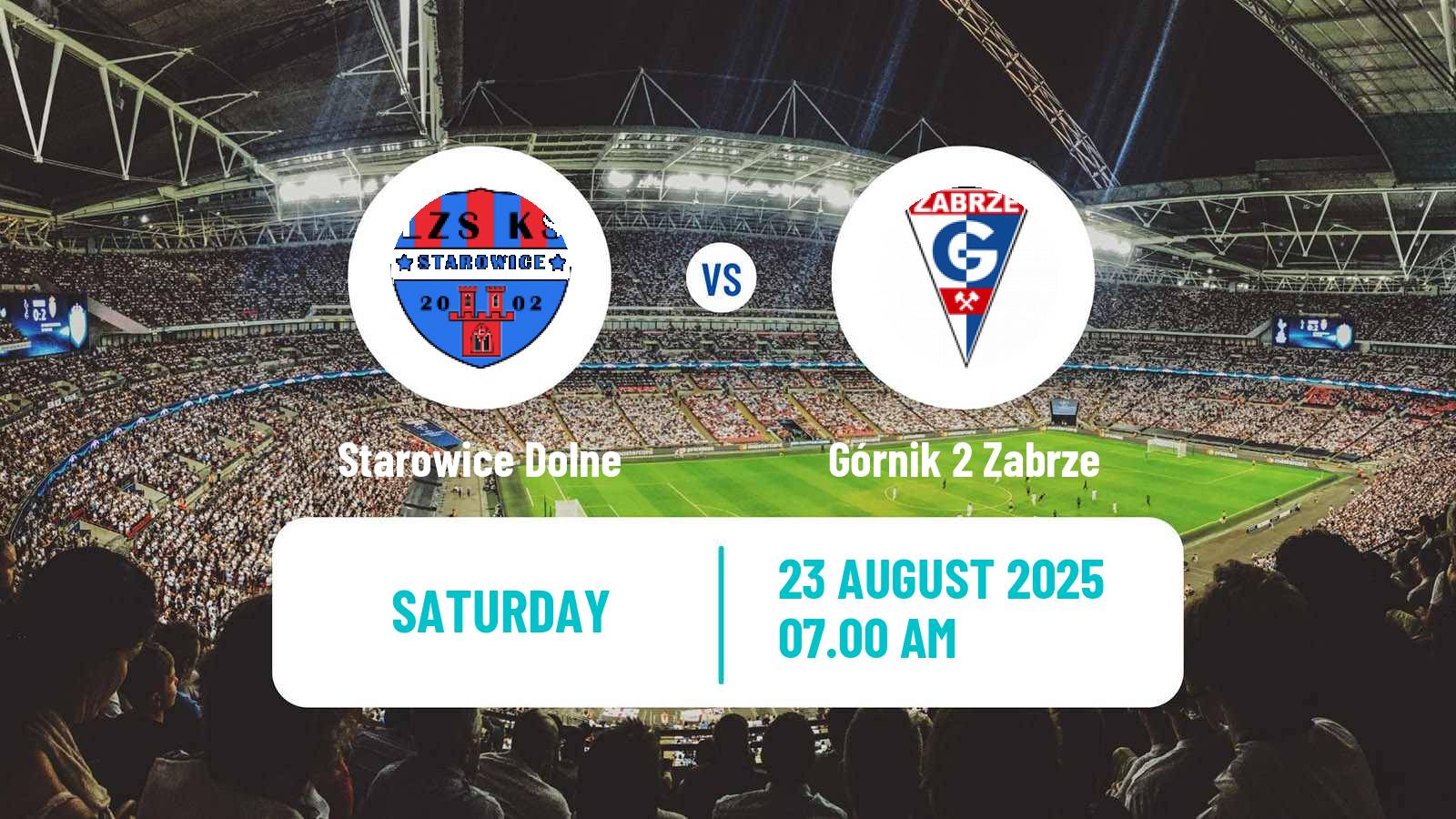 Soccer Polish Division 3 - Group III Starowice Dolne - Górnik 2 Zabrze