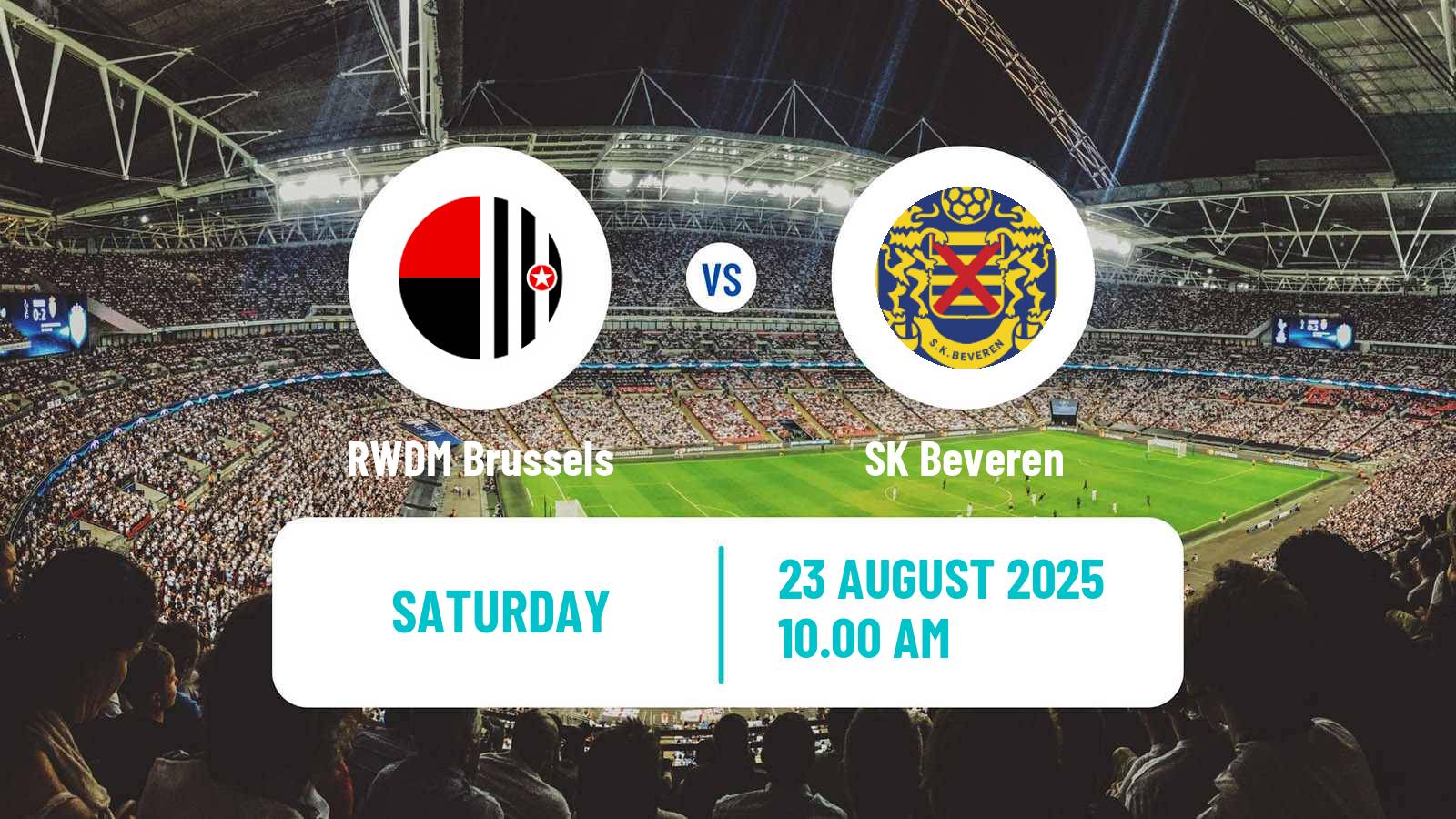 Soccer Belgian Сhallenger Pro League RWDM Brussels - Beveren