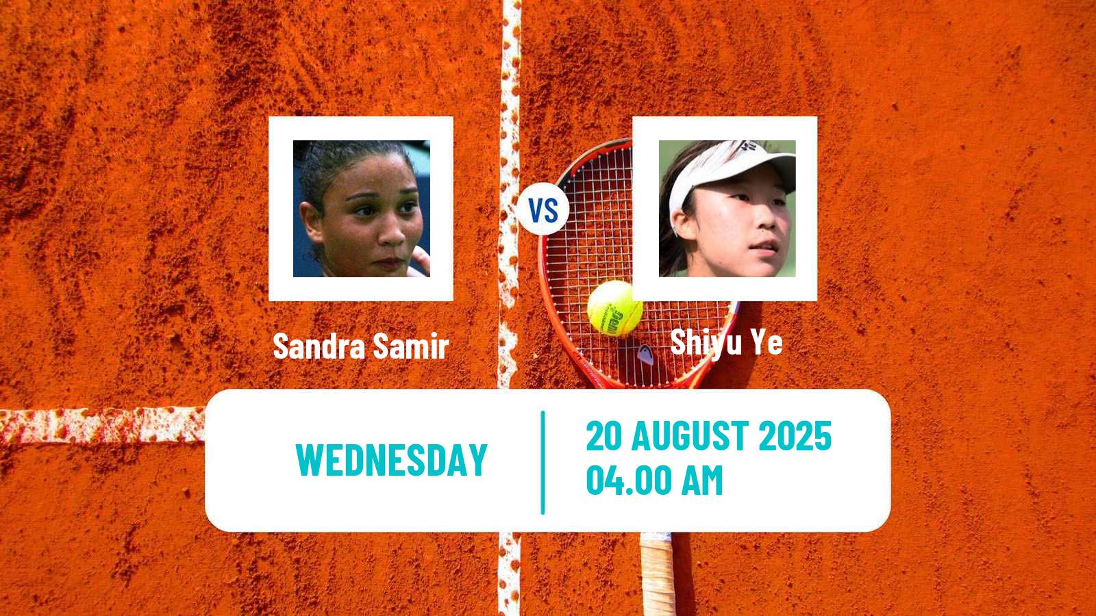 Tennis ITF W15 Logrono Women Sandra Samir - Shiyu Ye