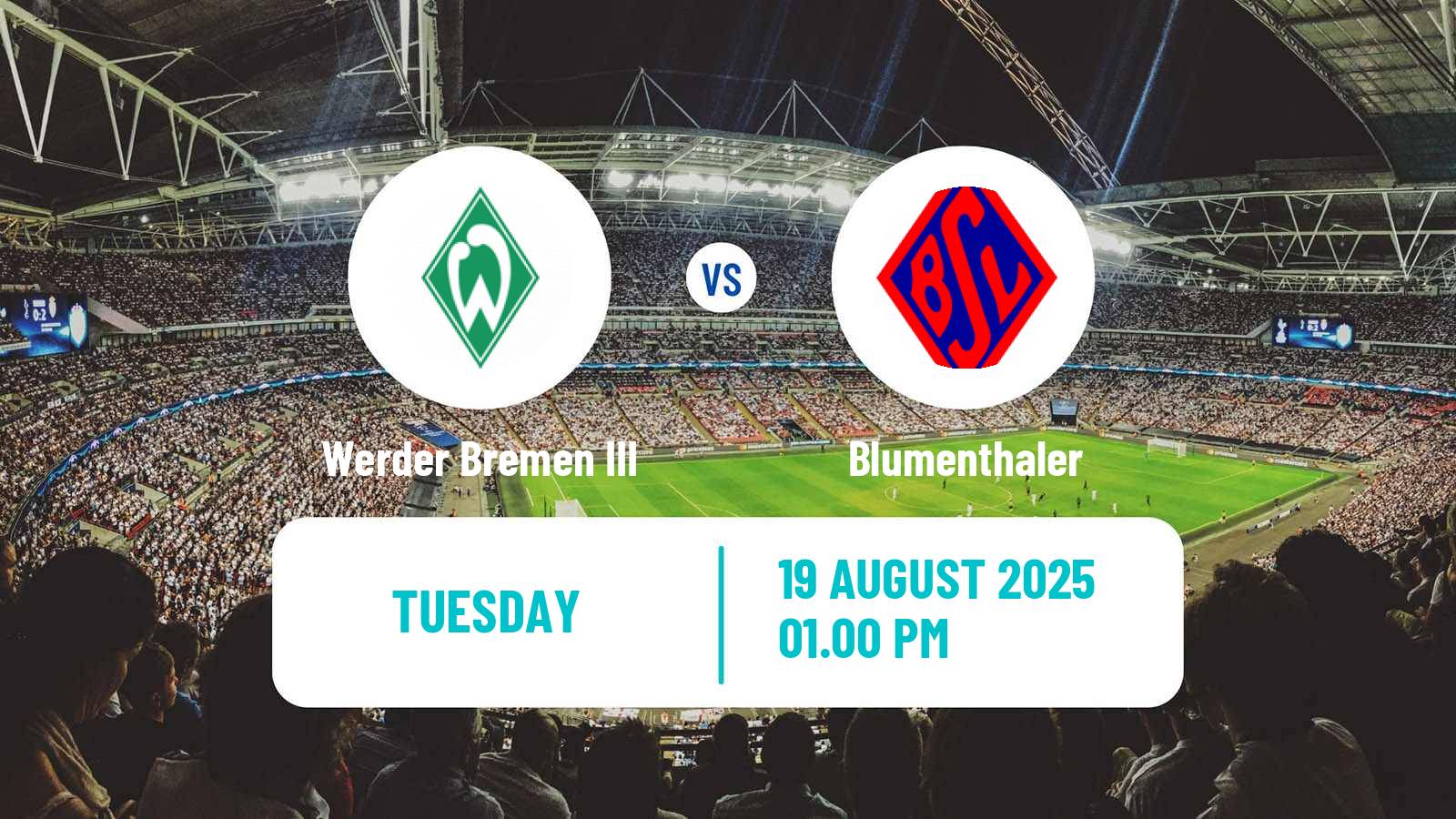 Soccer German Oberliga Bremen Werder Bremen III - Blumenthaler