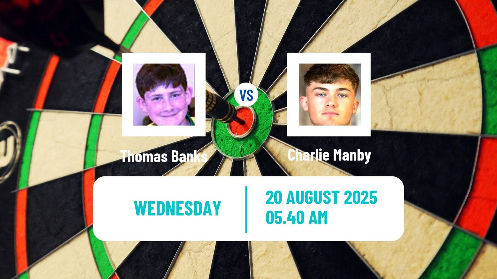 Darts Modus Super Series Thomas Banks - Charlie Manby