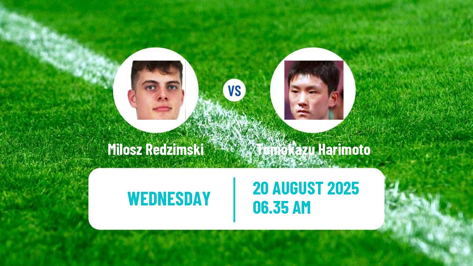 Table tennis Europe Smash Sweden Men Milosz Redzimski - Tomokazu Harimoto