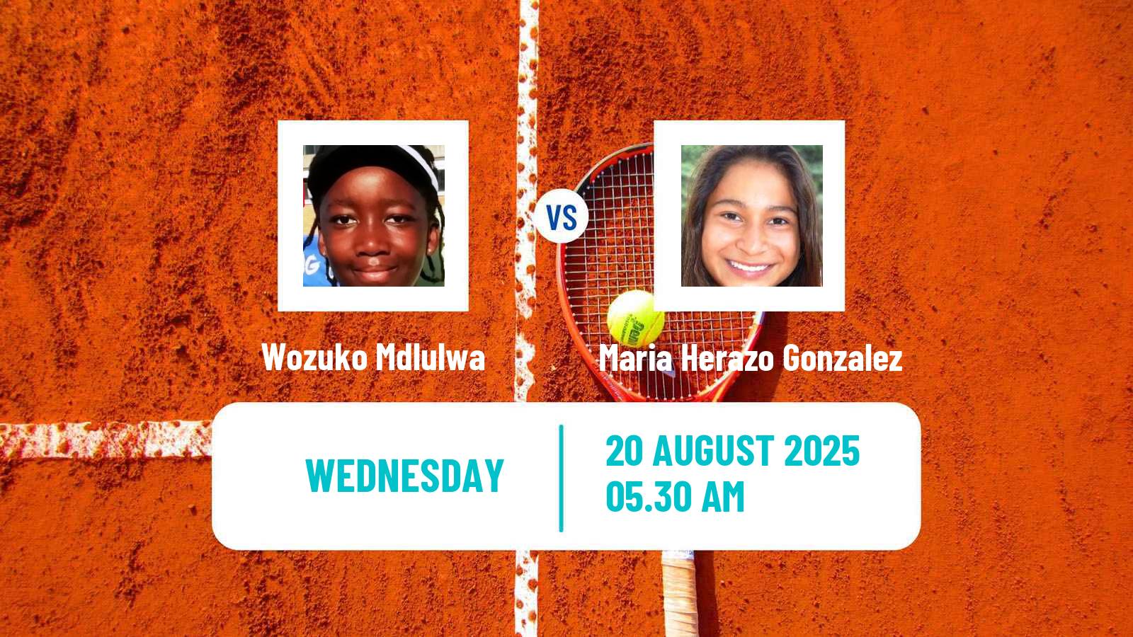 Tennis ITF W15 Ankara Women Wozuko Mdlulwa - Maria Herazo Gonzalez