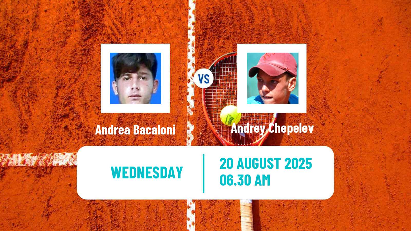 Tennis ITF M15 Pirot 2 Men Andrea Bacaloni - Andrey Chepelev