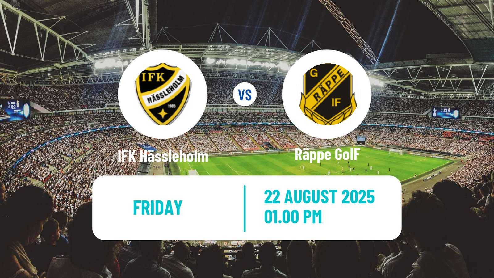 Soccer Swedish Division 2 - Södra Götaland IFK Hässleholm - Räppe GoIF