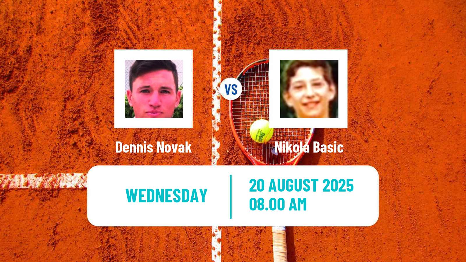 Tennis ITF M25 MarIBOr Men Dennis Novak - Nikola Basic