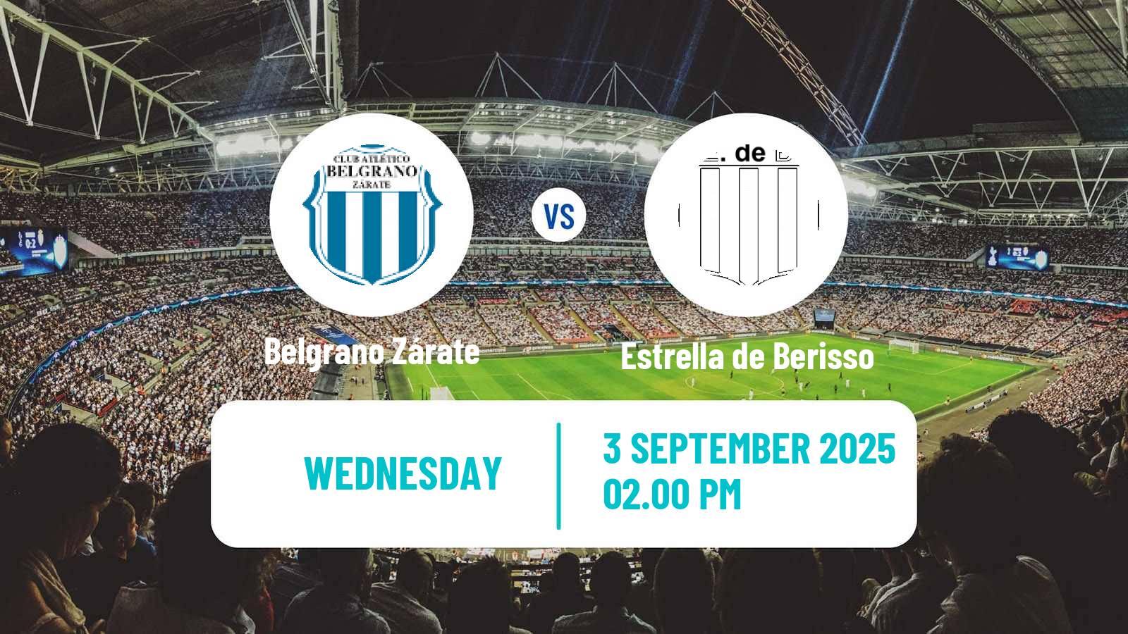 Soccer Argentinian Torneo Promocional Amateur Belgrano Zárate - Estrella de Berisso