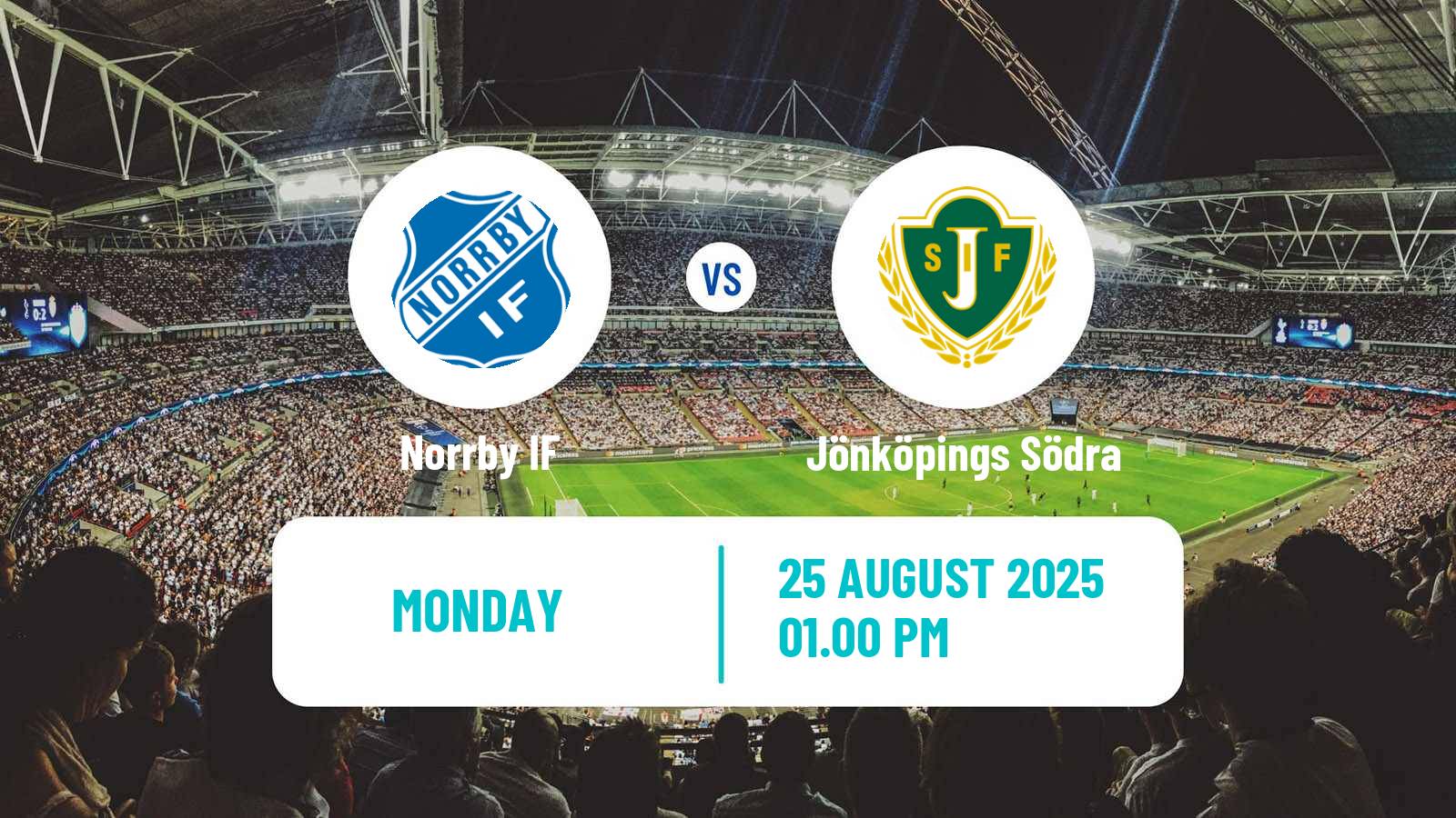 Soccer Swedish Division 1 Södra Norrby - Jönköpings Södra