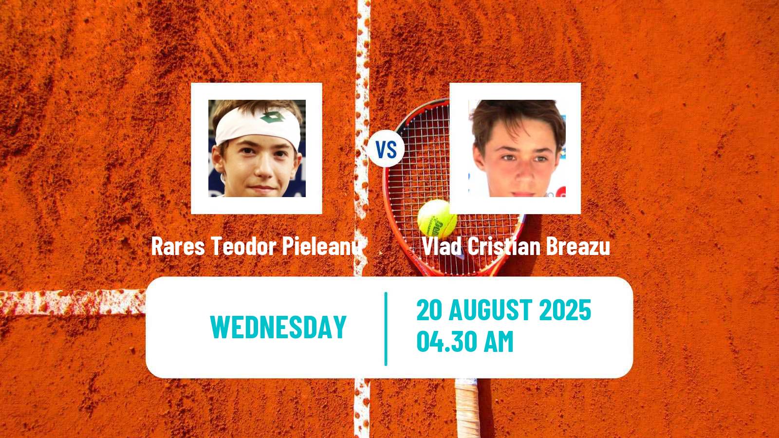Tennis ITF M15 Arad Men Rares Teodor Pieleanu - Vlad Cristian Breazu