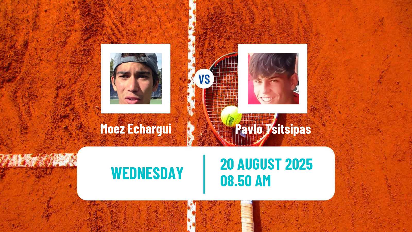 Tennis Hersonissos 4 Challenger Men Moez Echargui - Pavlo Tsitsipas