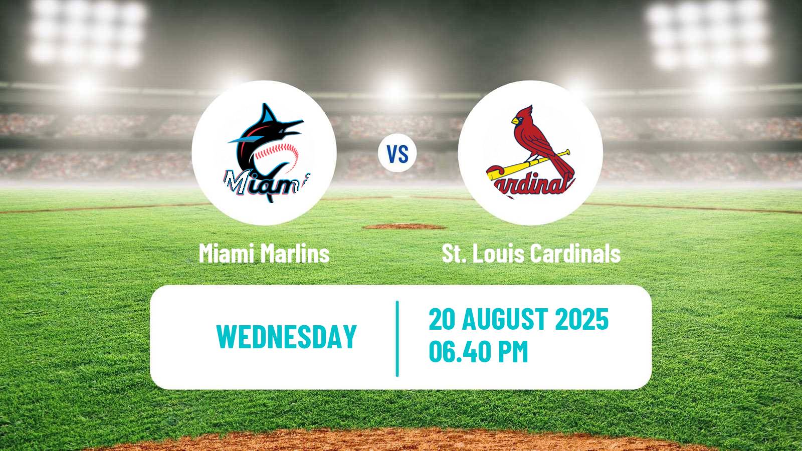 Baseball MLB Miami Marlins - St. Louis Cardinals