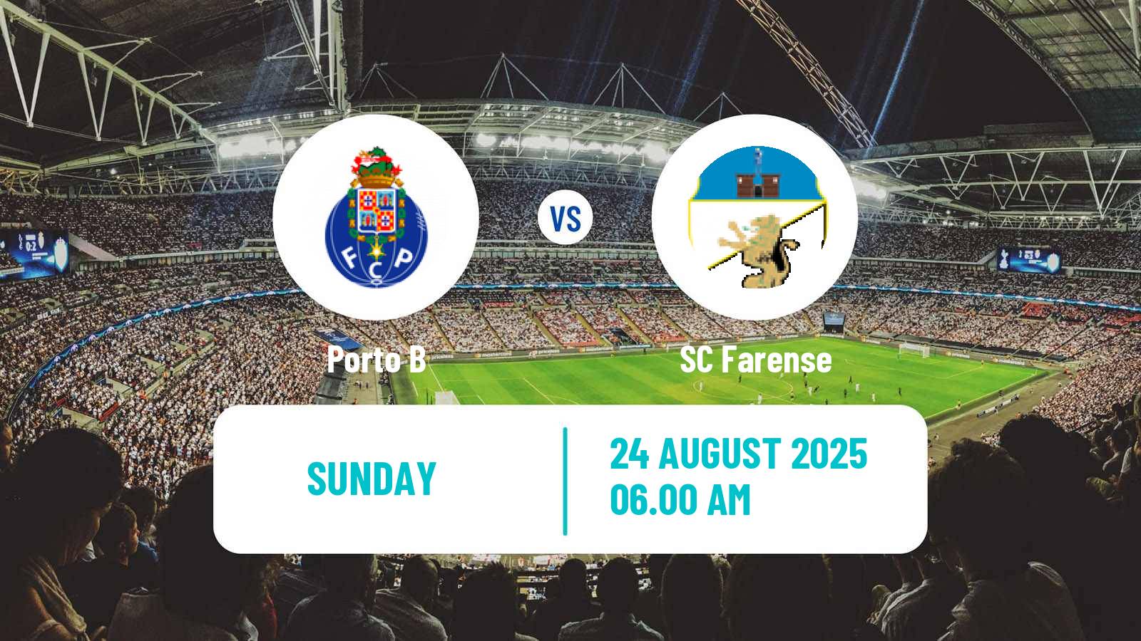 Soccer Portuguese Liga 2 Porto B - Farense