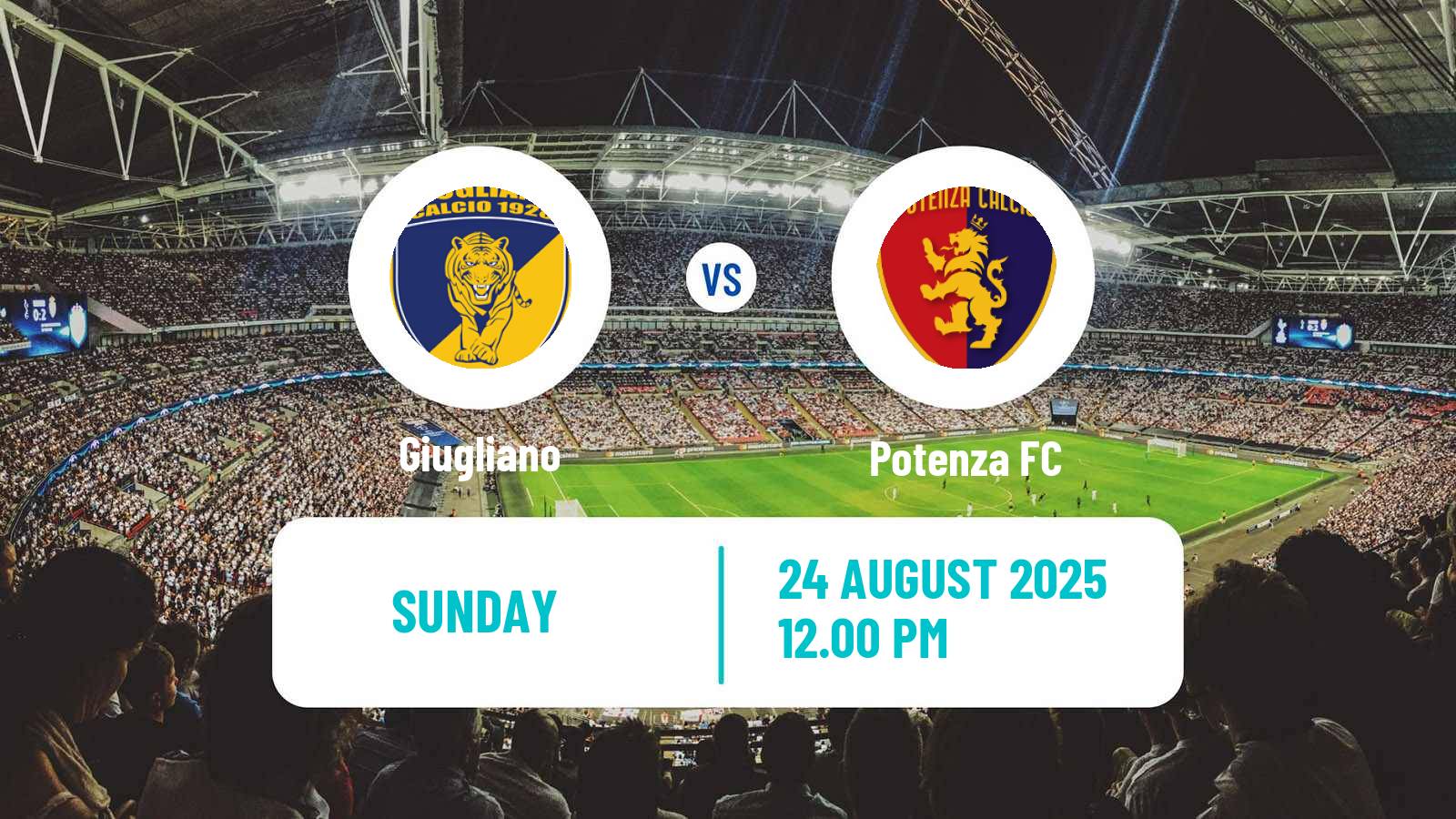 Soccer Italian Serie C Group C Giugliano - Potenza