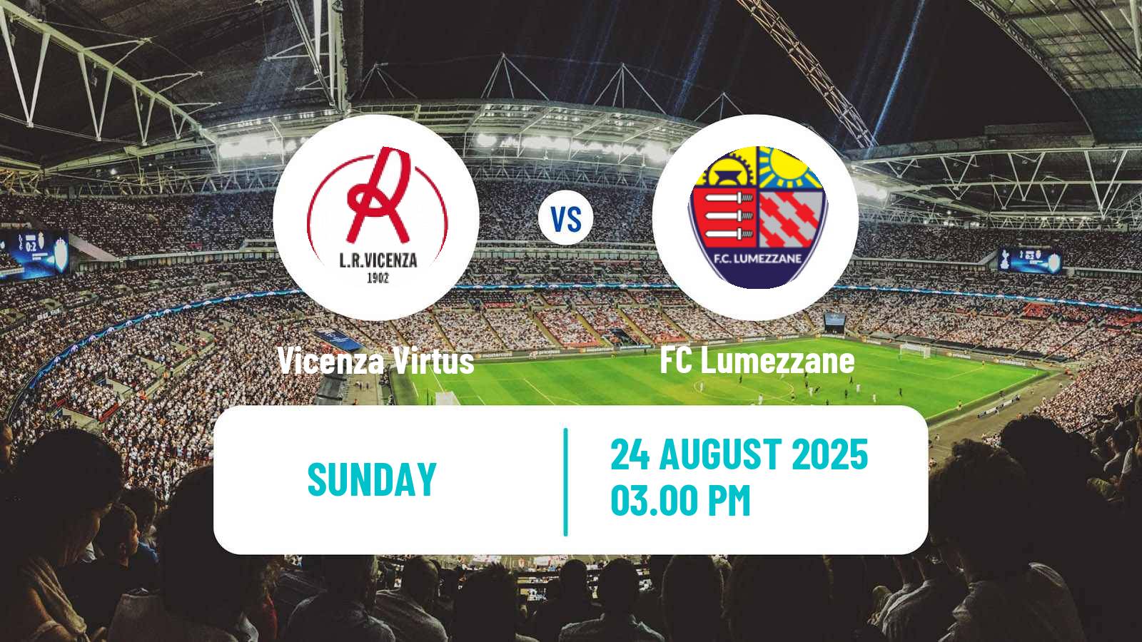 Soccer Italian Serie C Group A Vicenza Virtus - Lumezzane