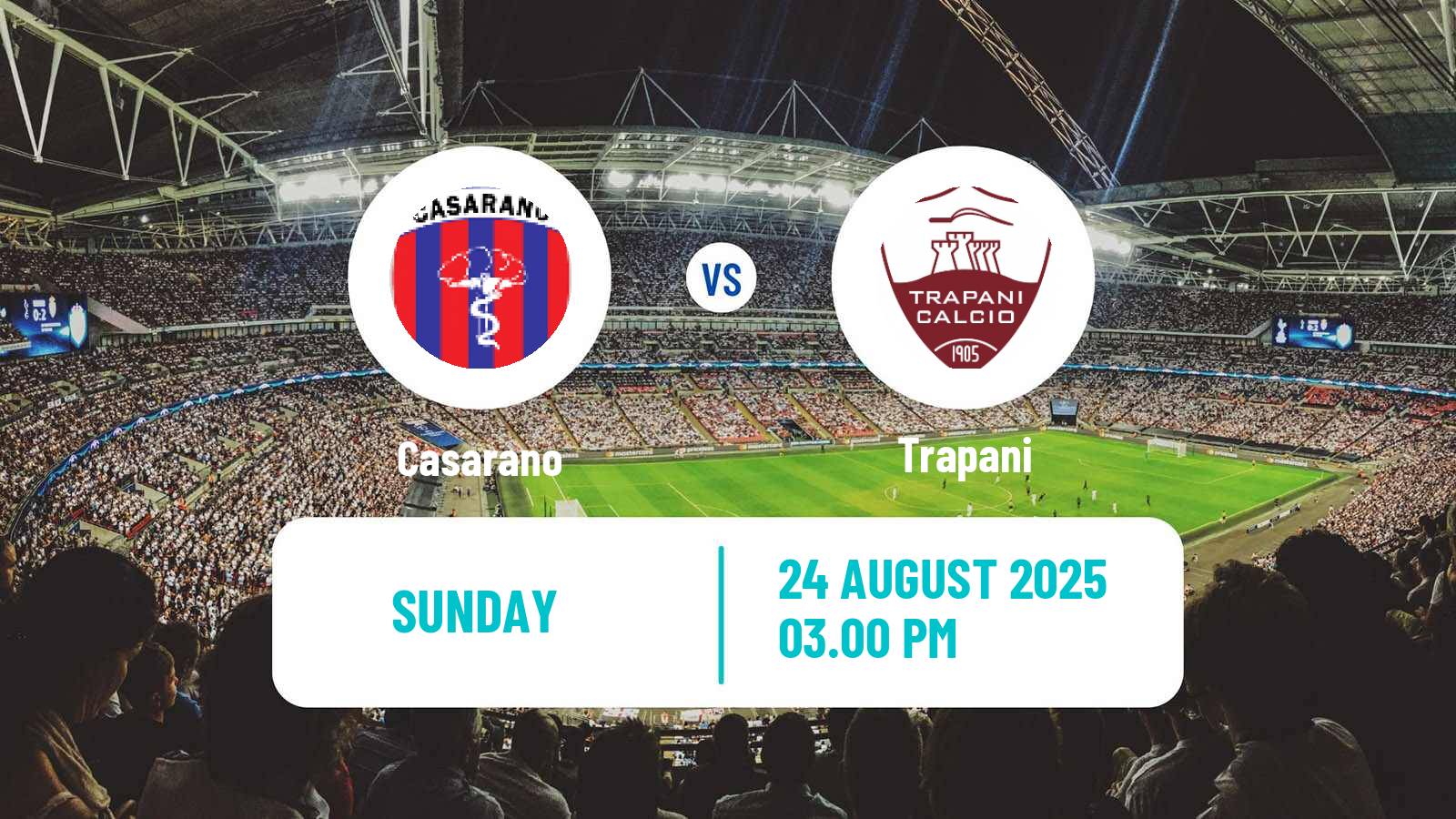 Soccer Italian Serie C Group C Casarano - Trapani