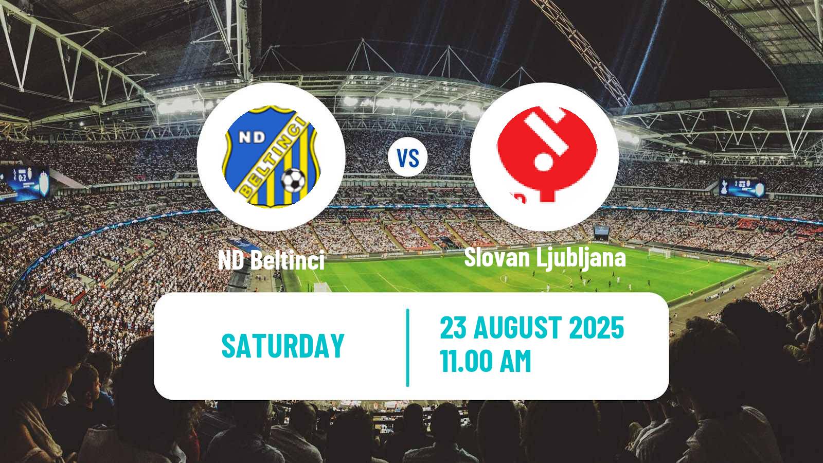 Soccer Slovenian 2 SNL Beltinci - Slovan Ljubljana