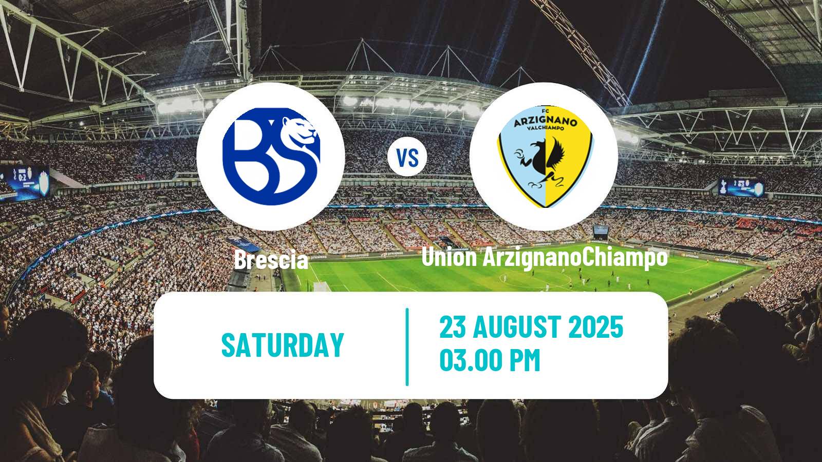 Soccer Italian Serie C Group A Brescia - Union ArzignanoChiampo