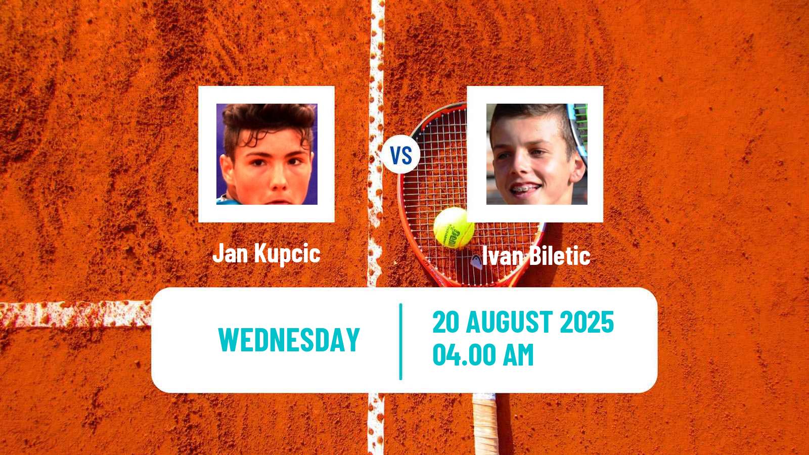 Tennis ITF M25 MarIBOr Men Jan Kupcic - Ivan Biletic