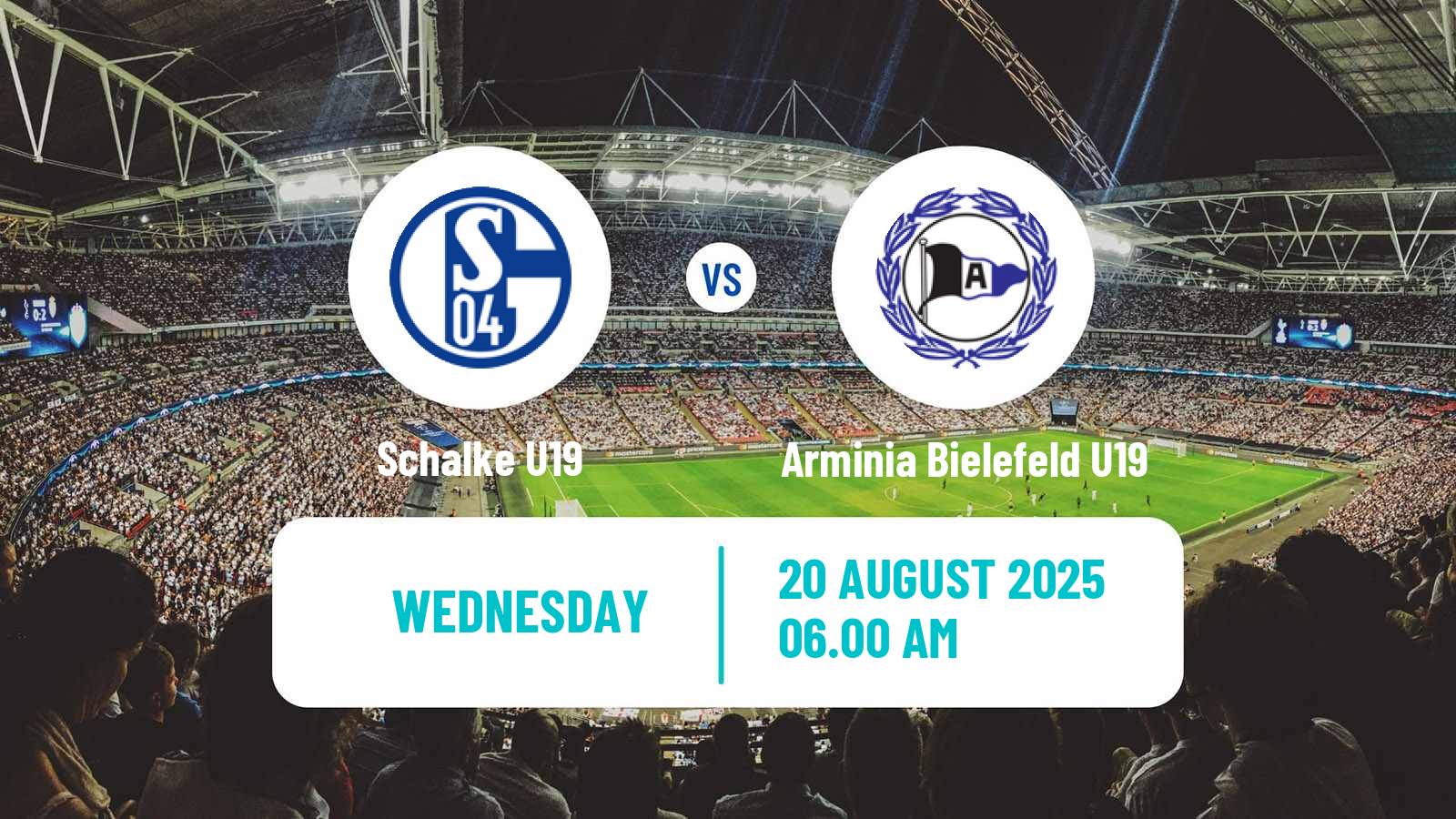 Soccer German DFB Youth League Schalke U19 - Arminia Bielefeld U19
