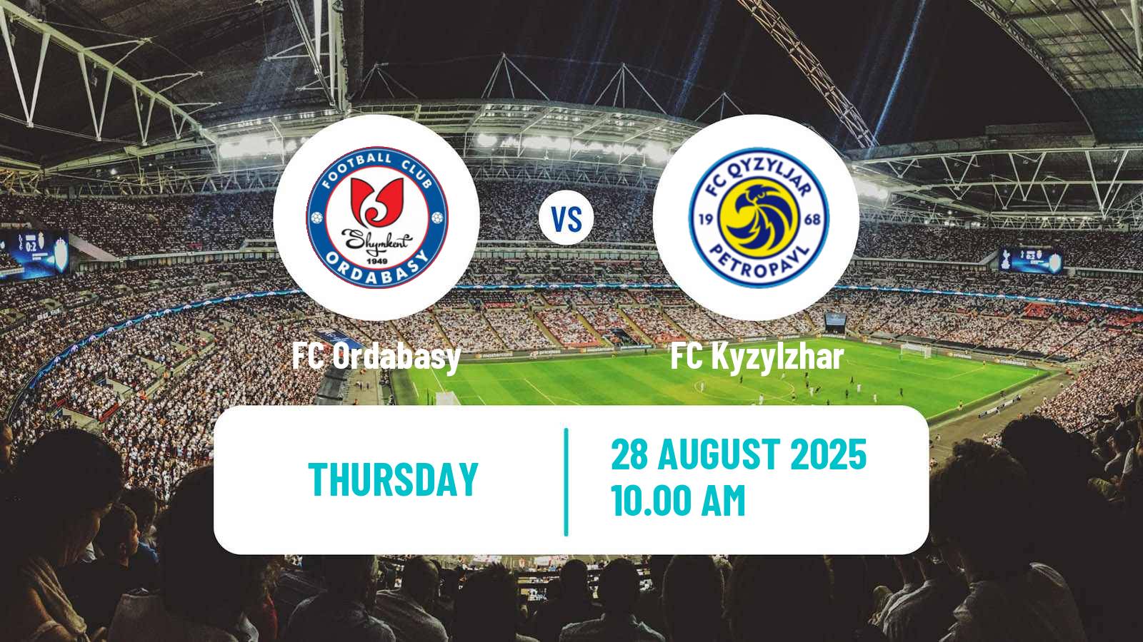 Soccer Kazakh Cup Ordabasy - Kyzylzhar