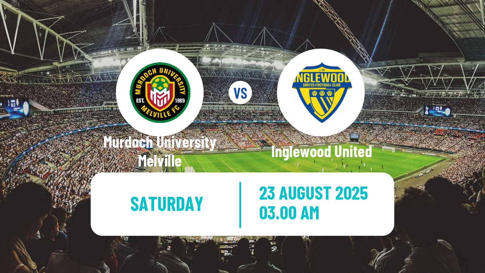 Soccer Australian WA State League Murdoch University Melville - Inglewood United
