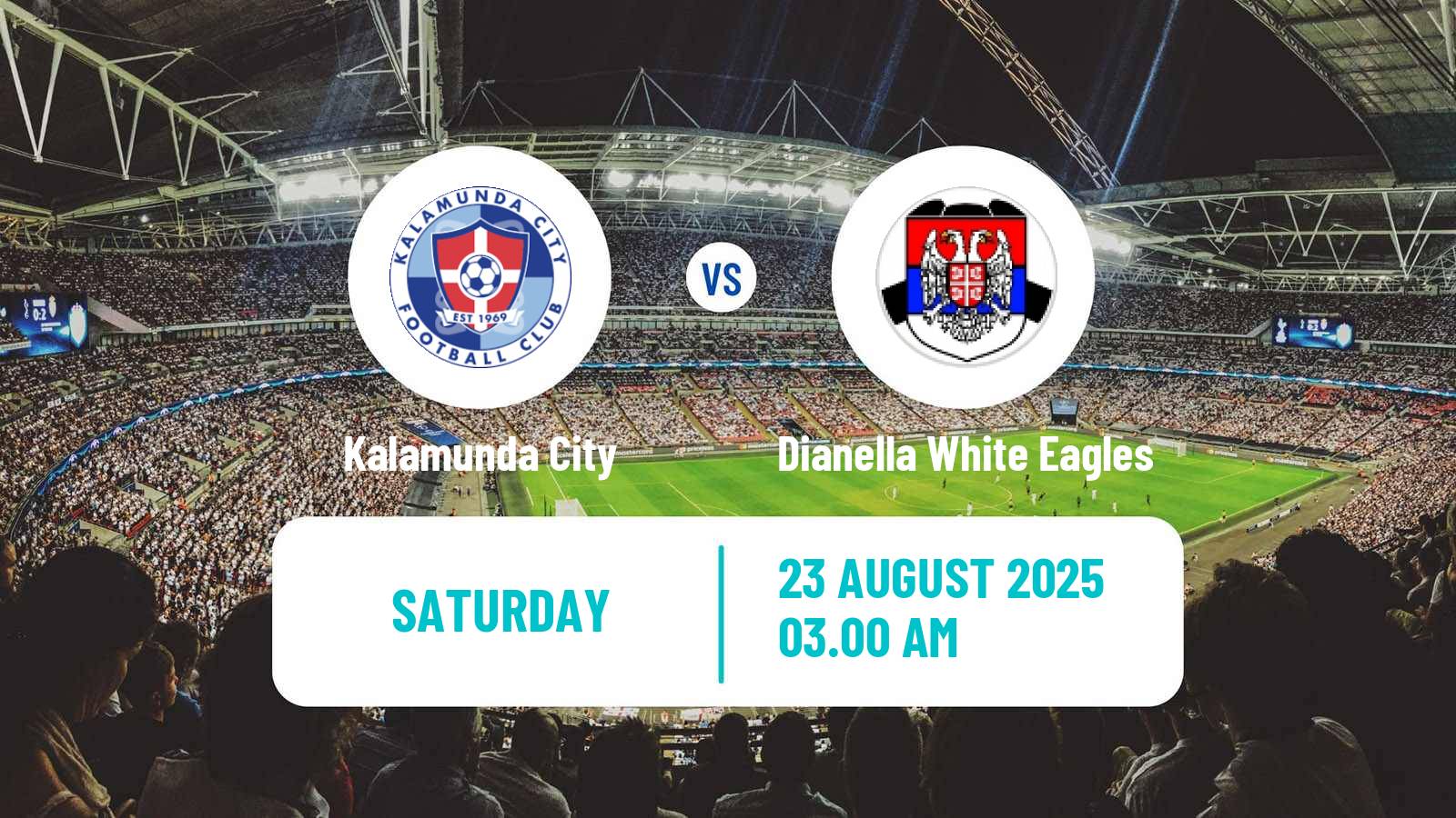 Soccer Australian WA State League Kalamunda City - Dianella White Eagles