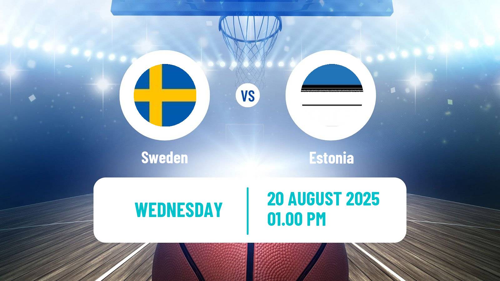 Basketball Friendly International Basketball Sweden - Estonia