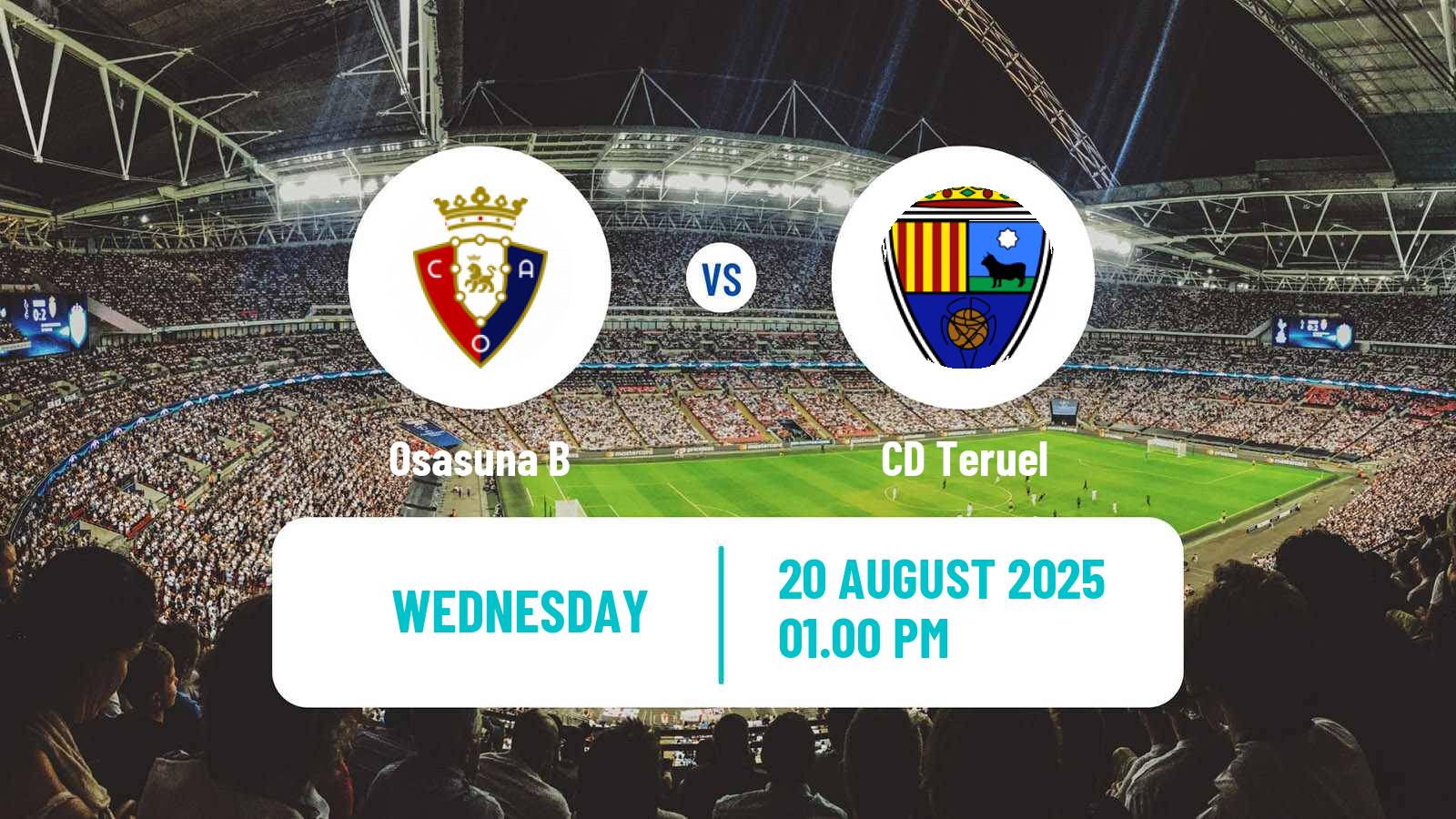 Soccer Club Friendly Osasuna B - Teruel
