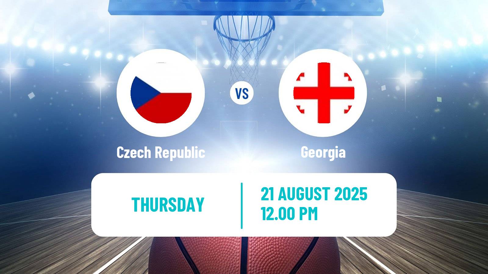 Basketball Friendly International Basketball Czech Republic - Georgia