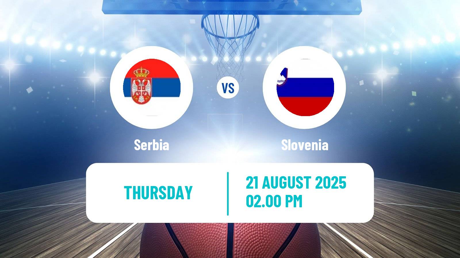 Basketball Friendly International Basketball Slovenia - Serbia
