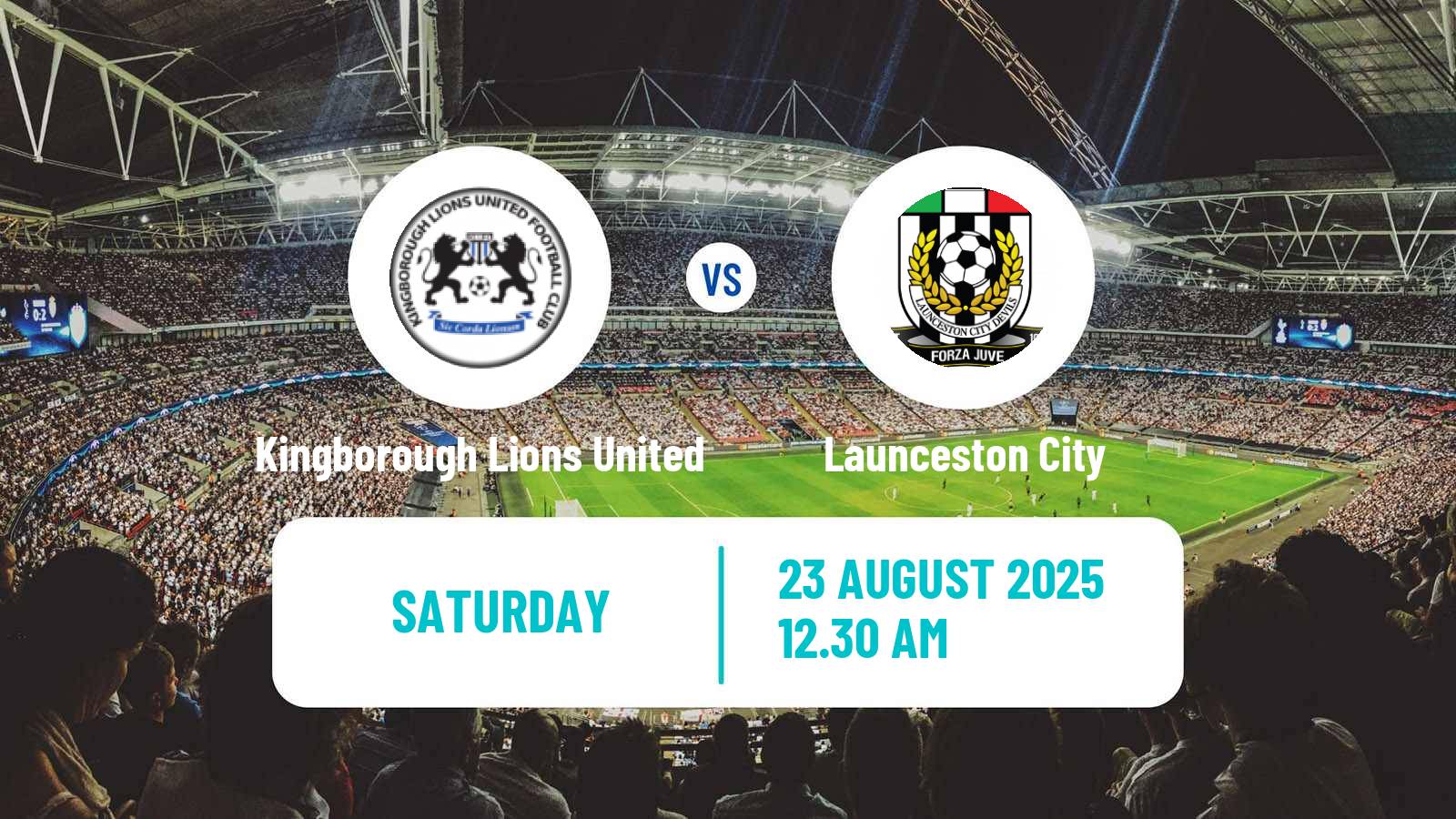 Soccer Australian NPL Tasmania Kingborough Lions United - Launceston City