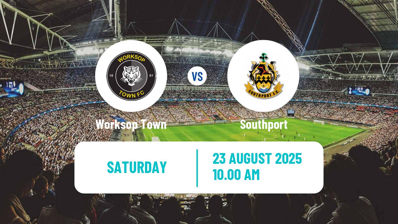 Soccer English National League North Worksop Town - Southport