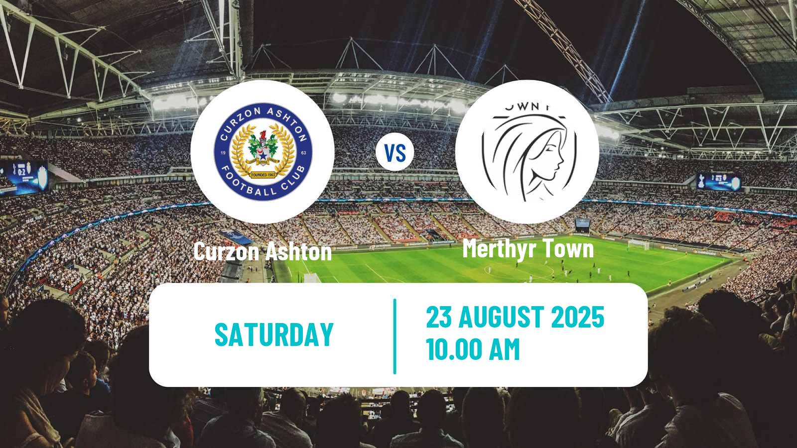 Soccer English National League North Curzon Ashton - Merthyr Town